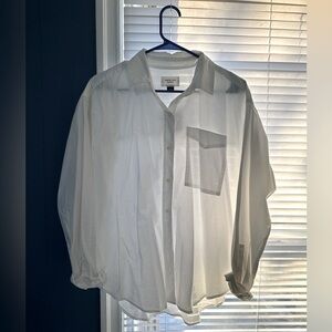 AE oversized button up